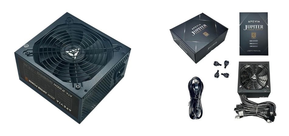 Apevia ATX-JP600W Jupiter 600W Power Supply