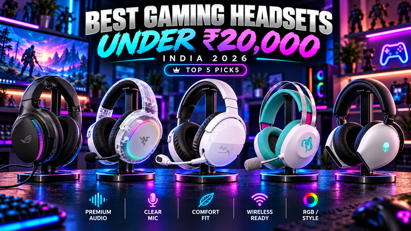 Best Gaming Headset Under 20000 in India