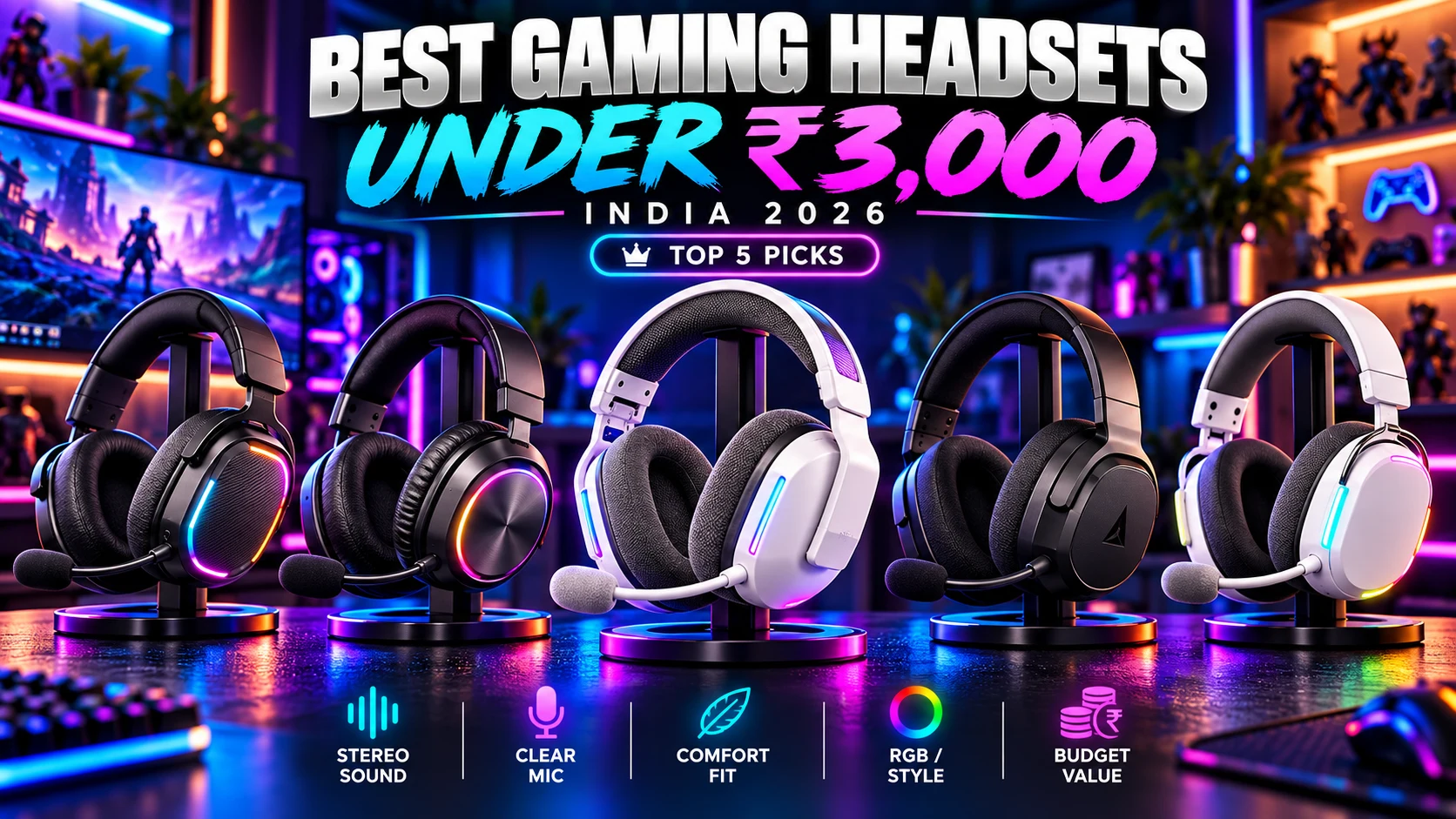 Best Gaming Headset Under 3000 in India