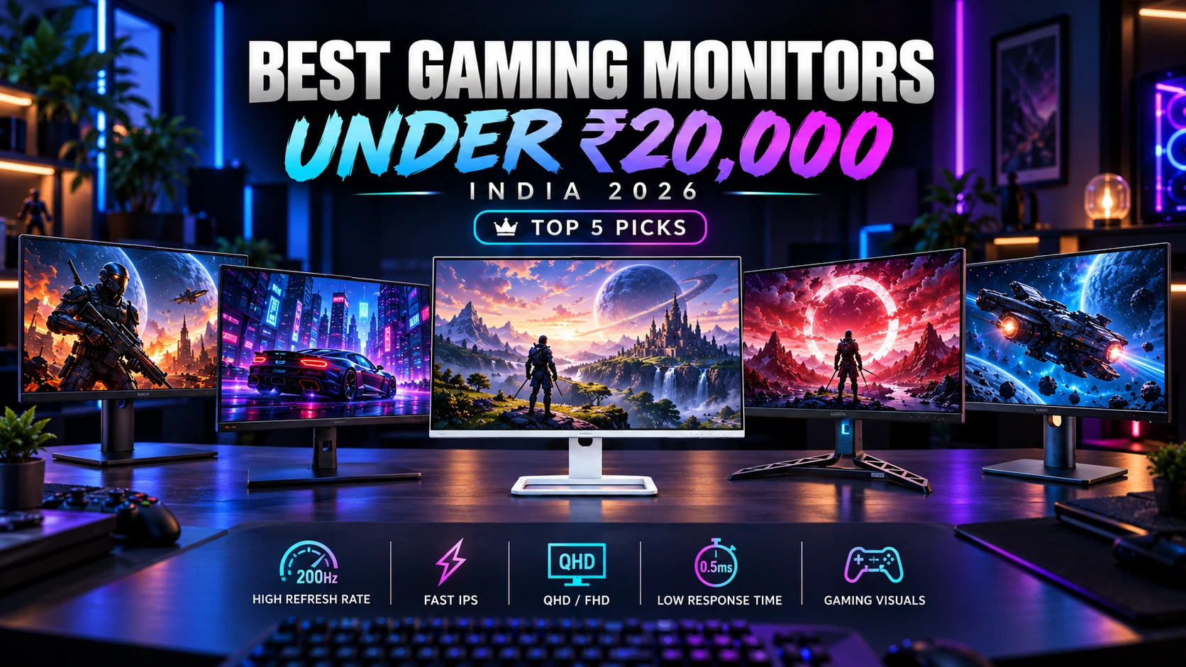 Best Gaming Monitor Under 20000