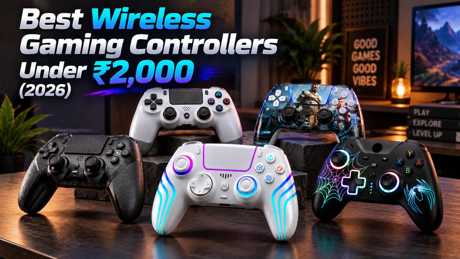 Best Wireless Gaming Controller Under 2000