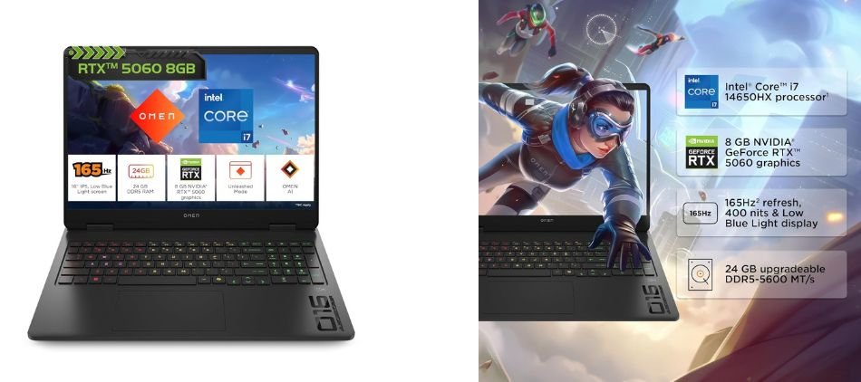 HP Omen Smartchoice Intel Core i7-14650HX Gaming Laptop