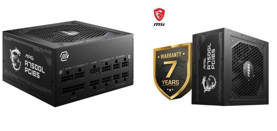 MSI MAG A750GL PCIE5 750W Power Supply