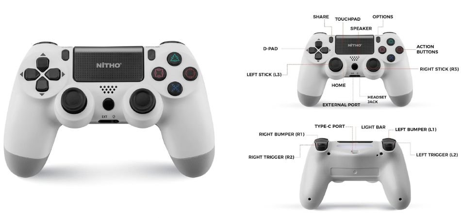 NiTHO PADMATE Wireless Gamepad Controller