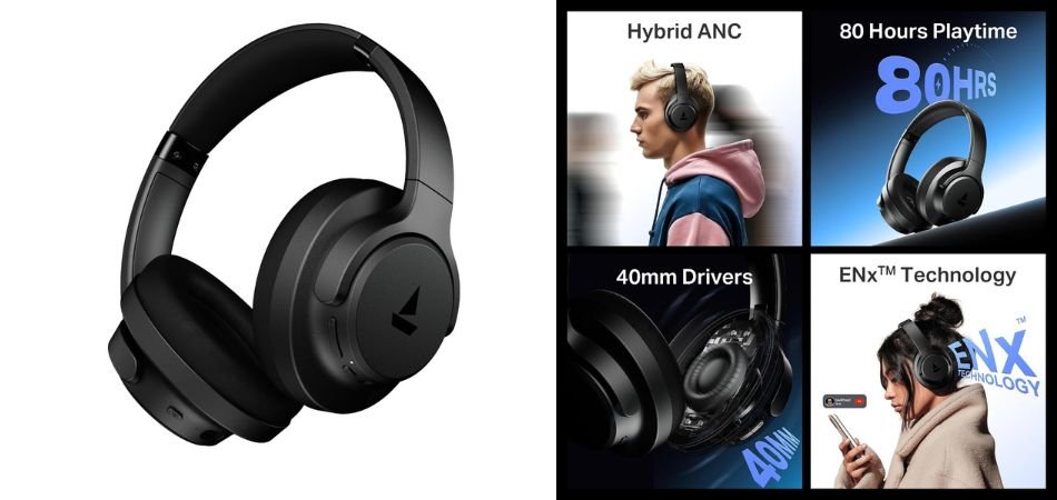 boAt Rockerz 512 ANC Wireless Headphones