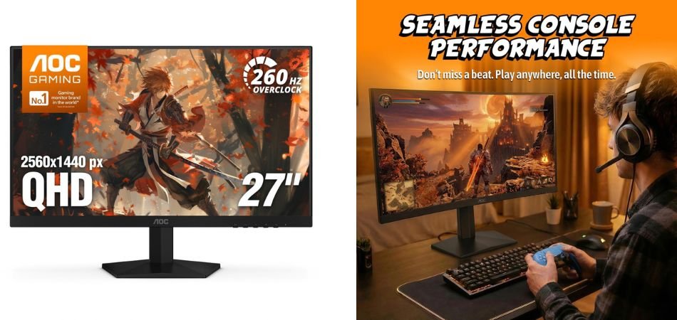 AOC Gaming Q27G41ZE 27-inch QHD Gaming Monitor