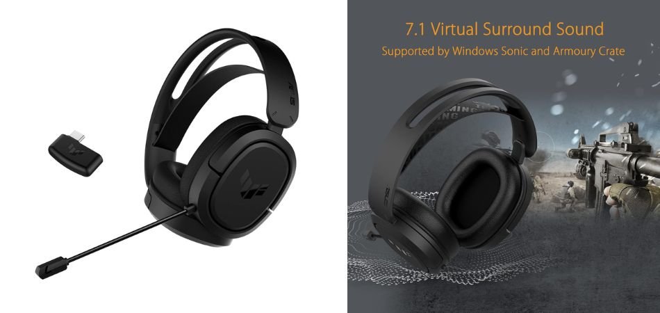 ASUS TUF Gaming H1 Wireless Headset