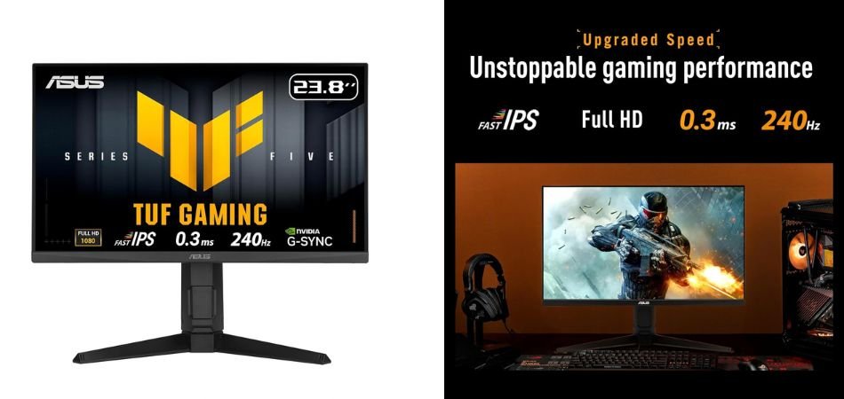 ASUS TUF Gaming Series 5 23.8” 1080P Monitor (VG249QML5A)