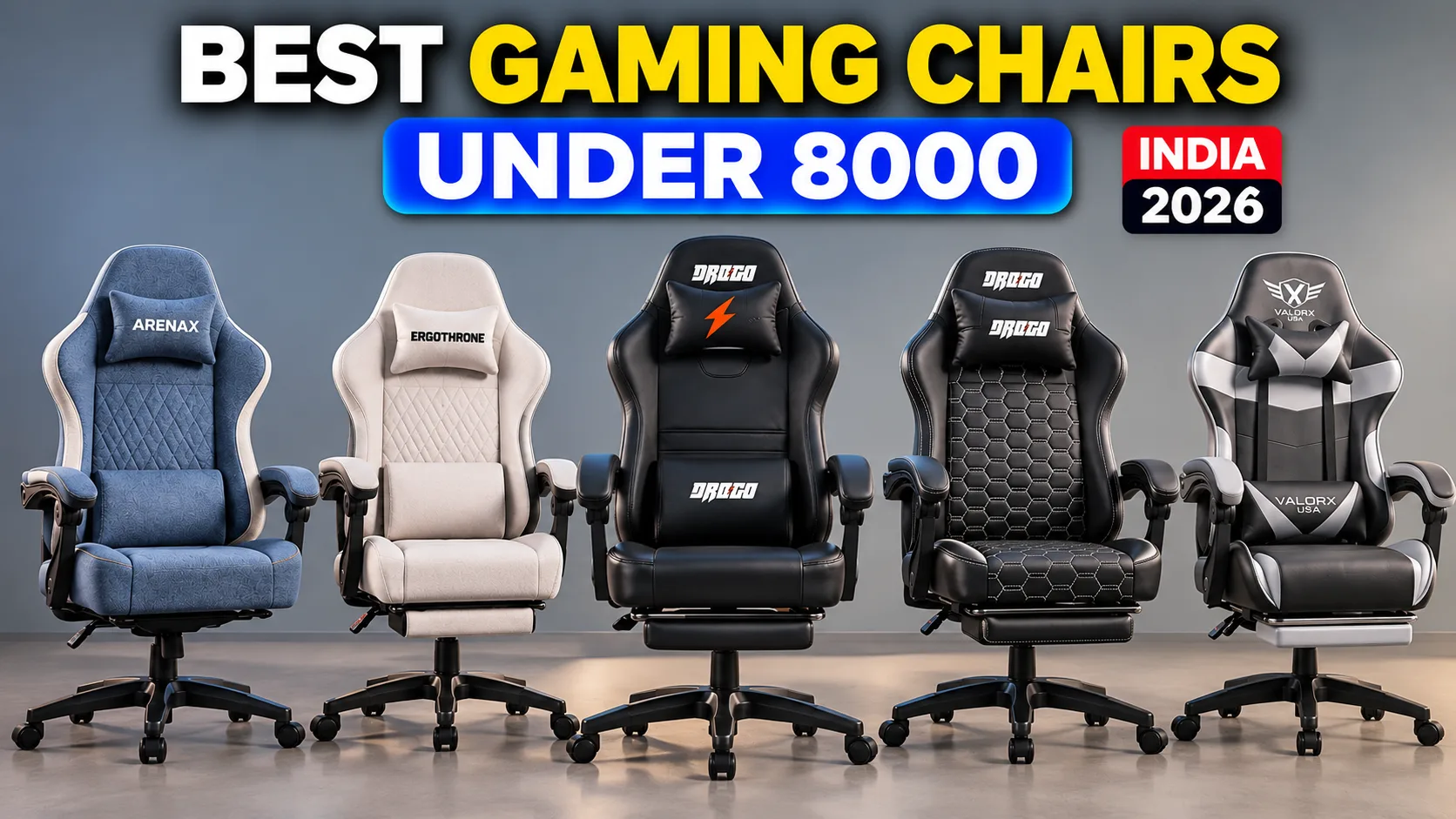 Best Gaming Chairs Under 8000