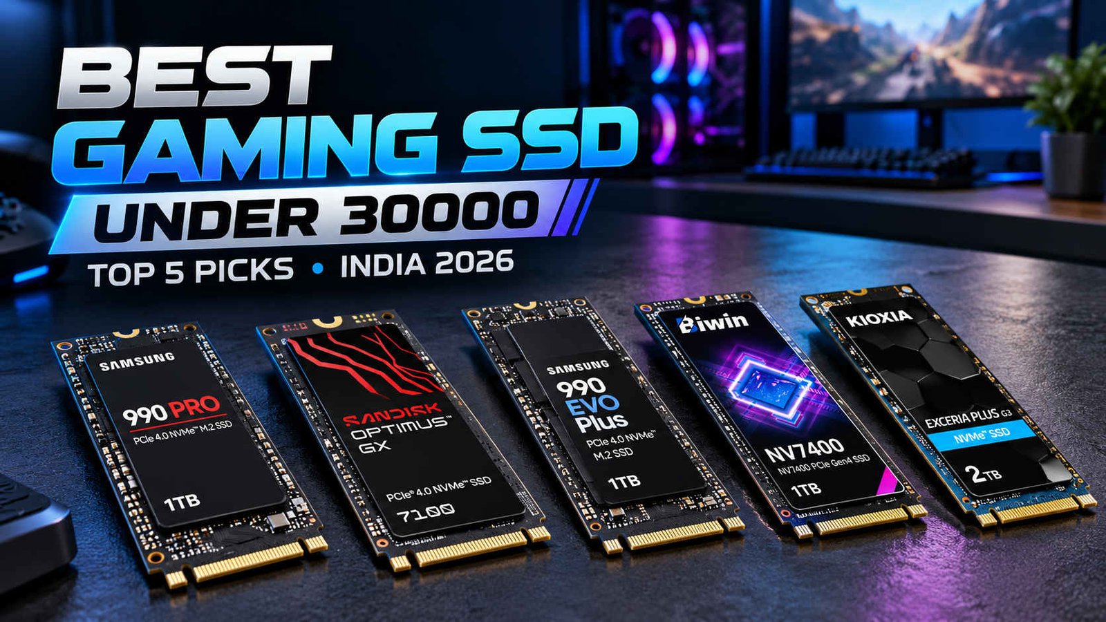Best Gaming SSD Under 30000
