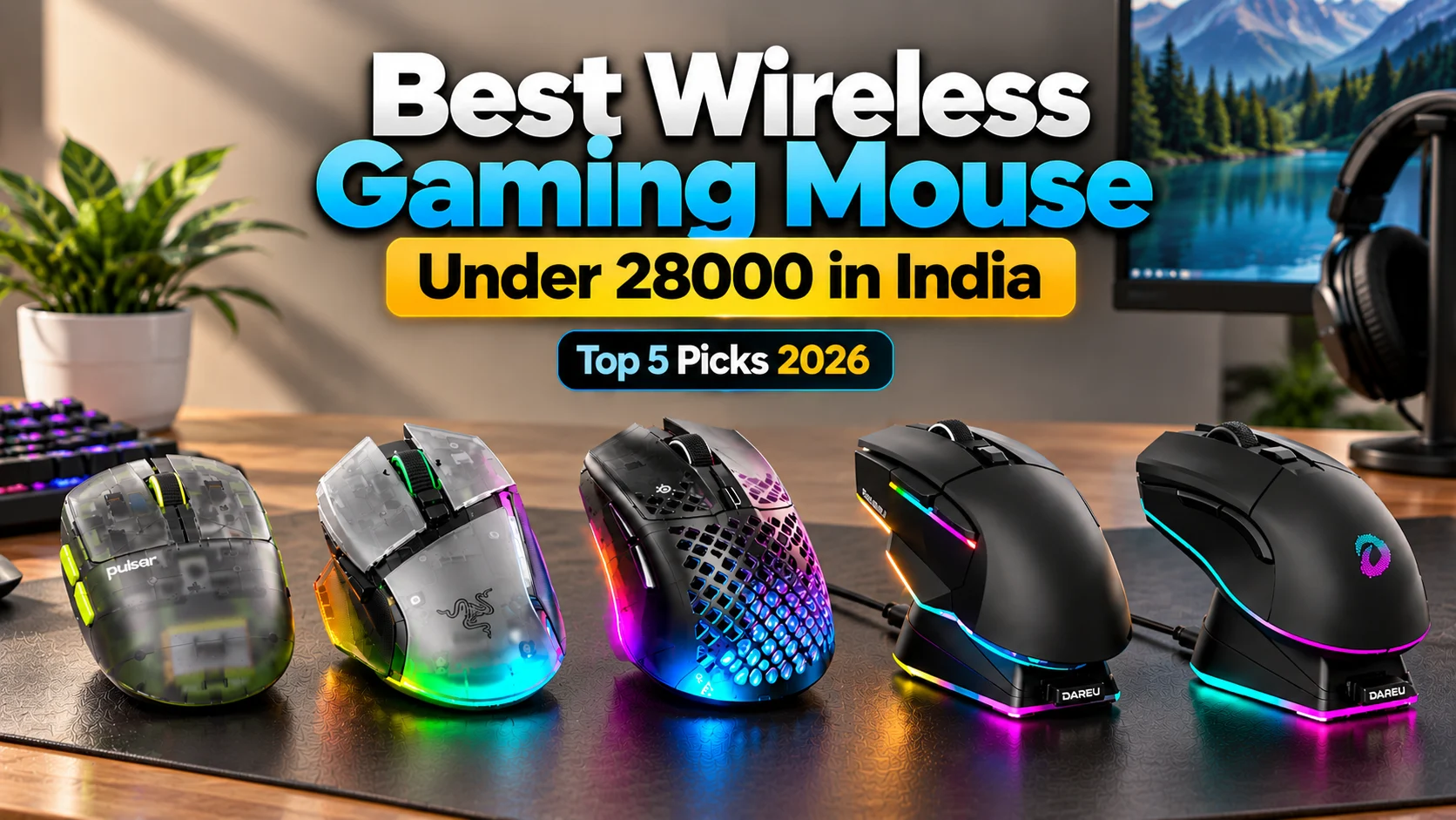 Best Wireless Gaming Mouse Under 28000