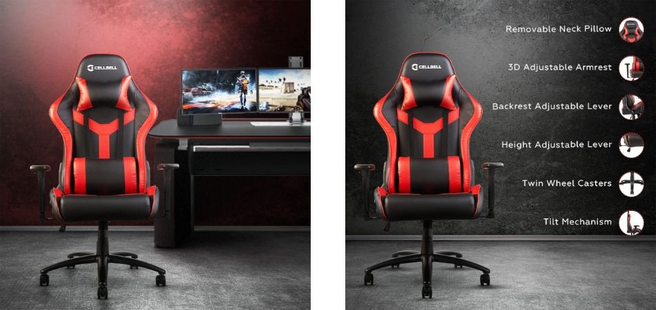 CELLBELL GC01 Transformer Ergonomic Gaming Chair