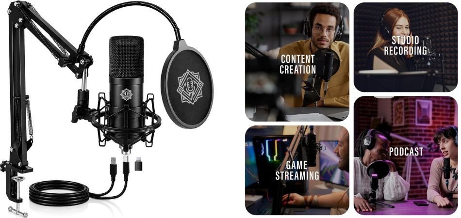 DIGIMORE D-520 USB Condenser Microphone