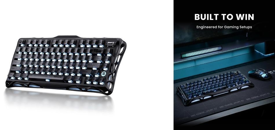 GravaStar Mercury K1 75% Wireless Mechanical Gaming Keyboard