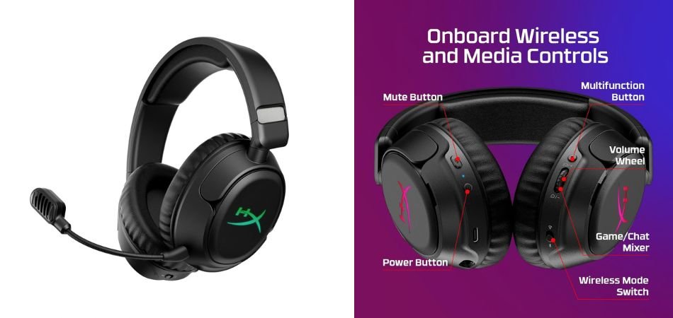 HyperX CloudX Flight 2 Wireless Gaming Headset