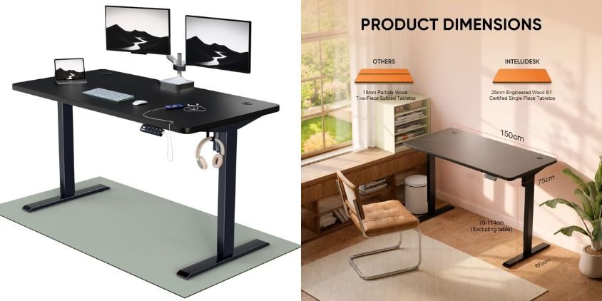 Intellidesk Eco Electronic Height Adjustable Desk