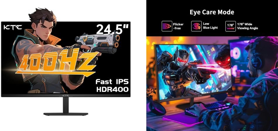 KTC 24.5-Inch 400Hz Gaming Monitor (H25X7)