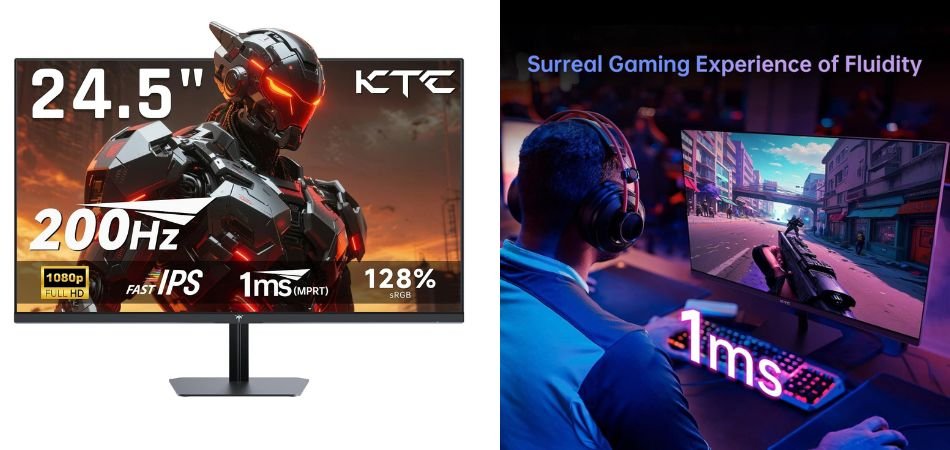KTC 24.5-Inch H25T7 Gaming Monitor