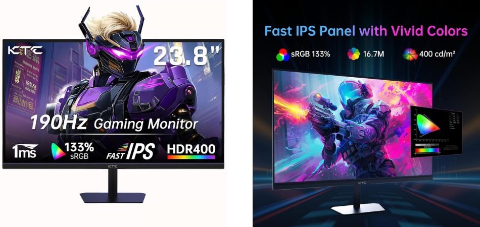 KTC H24F8 24-Inch 180Hz_190Hz Gaming Monitor