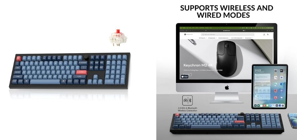 Keychron V6 Max Wireless Custom Mechanical Keyboard