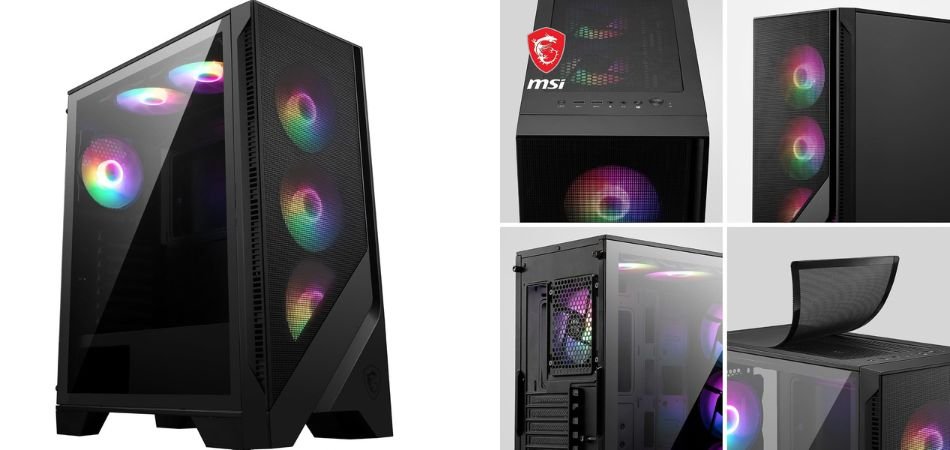 MSI MAG Forge 120A Airflow Premium Gaming PC Case