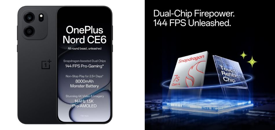 OnePlus Nord CE6 (8GB RAM, 256GB Storage) – Pitch Black