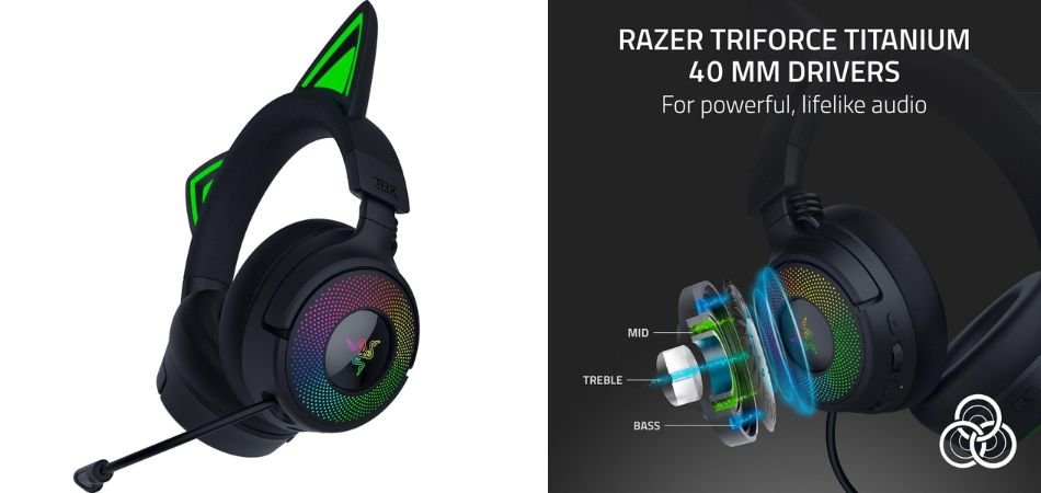Razer Kraken Kitty V3 Pro Gaming Headphones