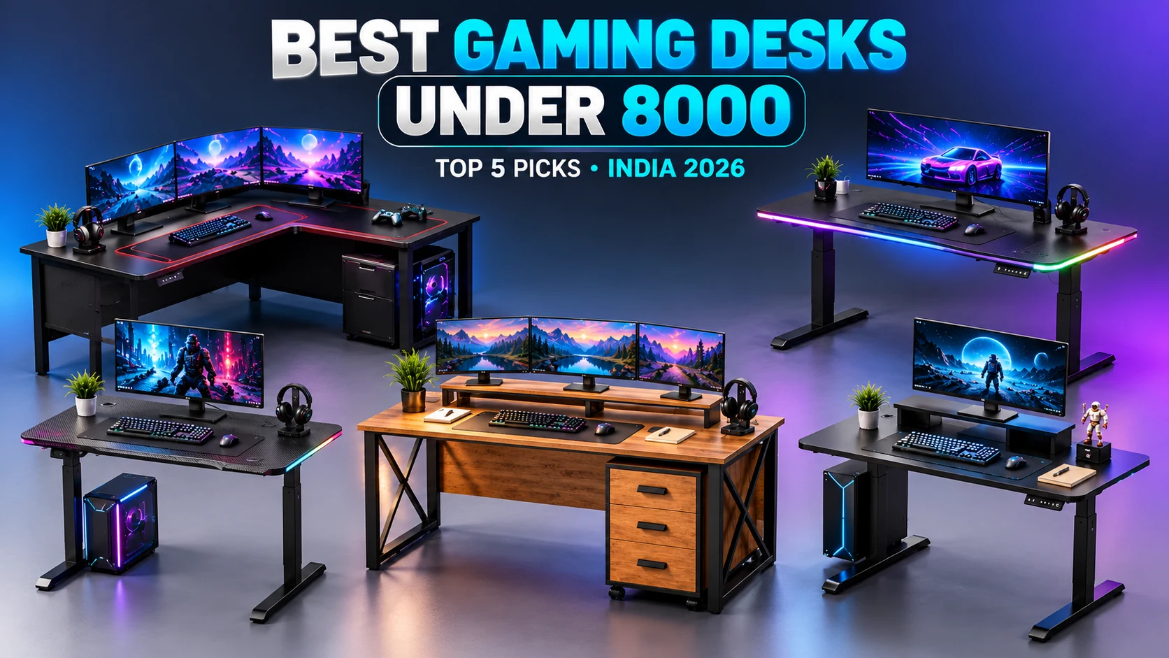 Best Gaming Desks Under 8000