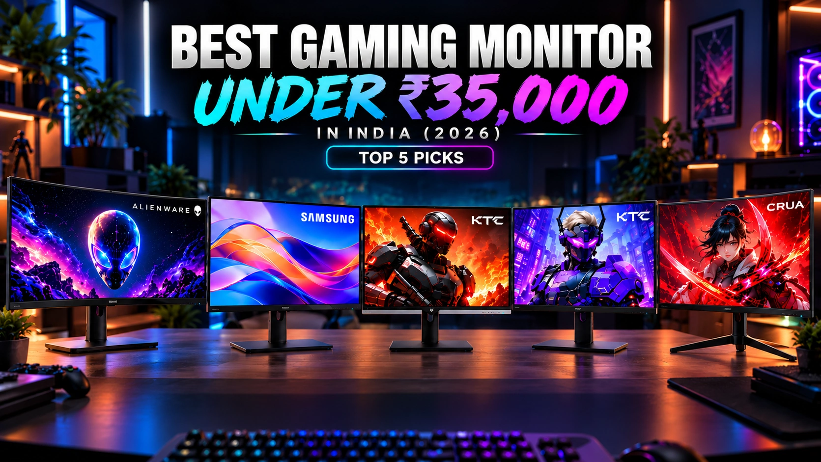 Best Gaming Monitor Under 35000